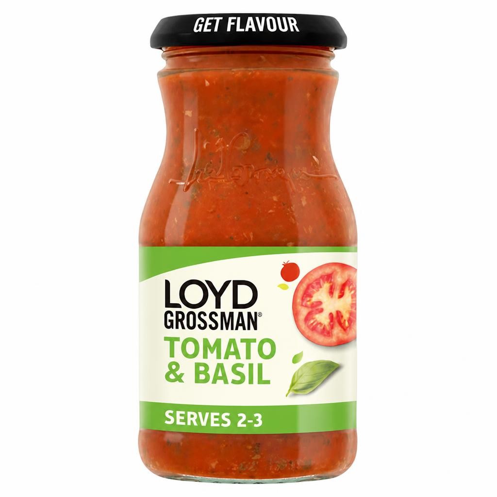 Loyd Grossman Tomato & Basil Pasta Sauce 350G