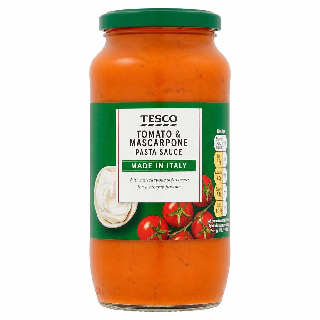 Tesco Tomato Mascarpone Pasta Sauce 500G