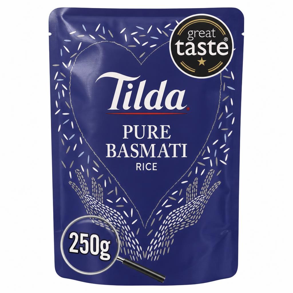 Tilda Pure Steamed Basmati Rice Classic 250G