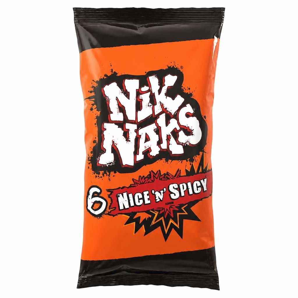 Nik Naks Nice 'N' Spicy Multipack Crisps 6x20g