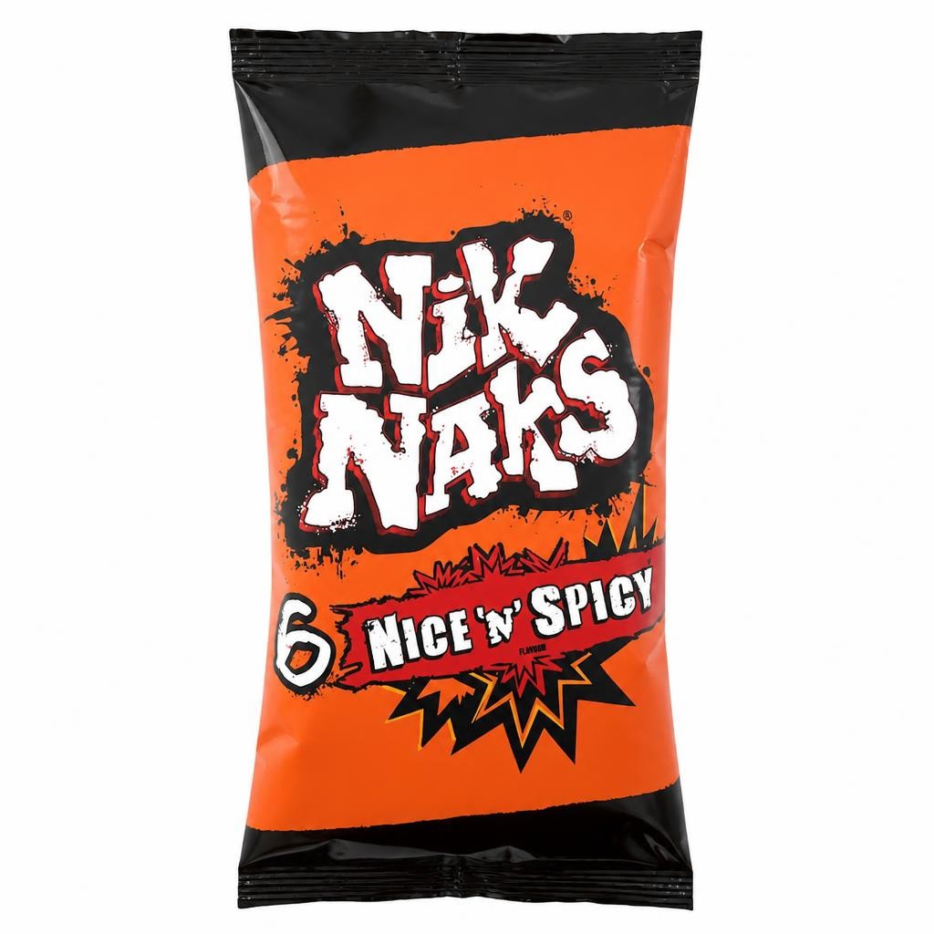 Nik Naks Nice 'N' Spicy Multipack Crisps 6x20g