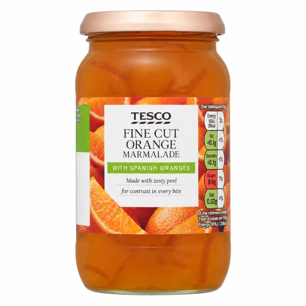 Tesco Fine Cut Orange Marmalade 454G
