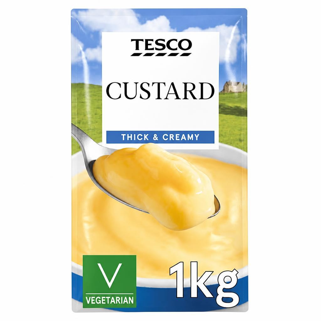 Tesco Ready To Serve Custard 1Kg