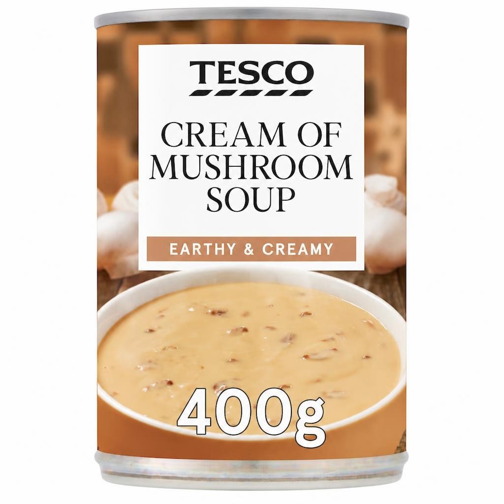 Tesco Cream Of Mushroom Soup 400G