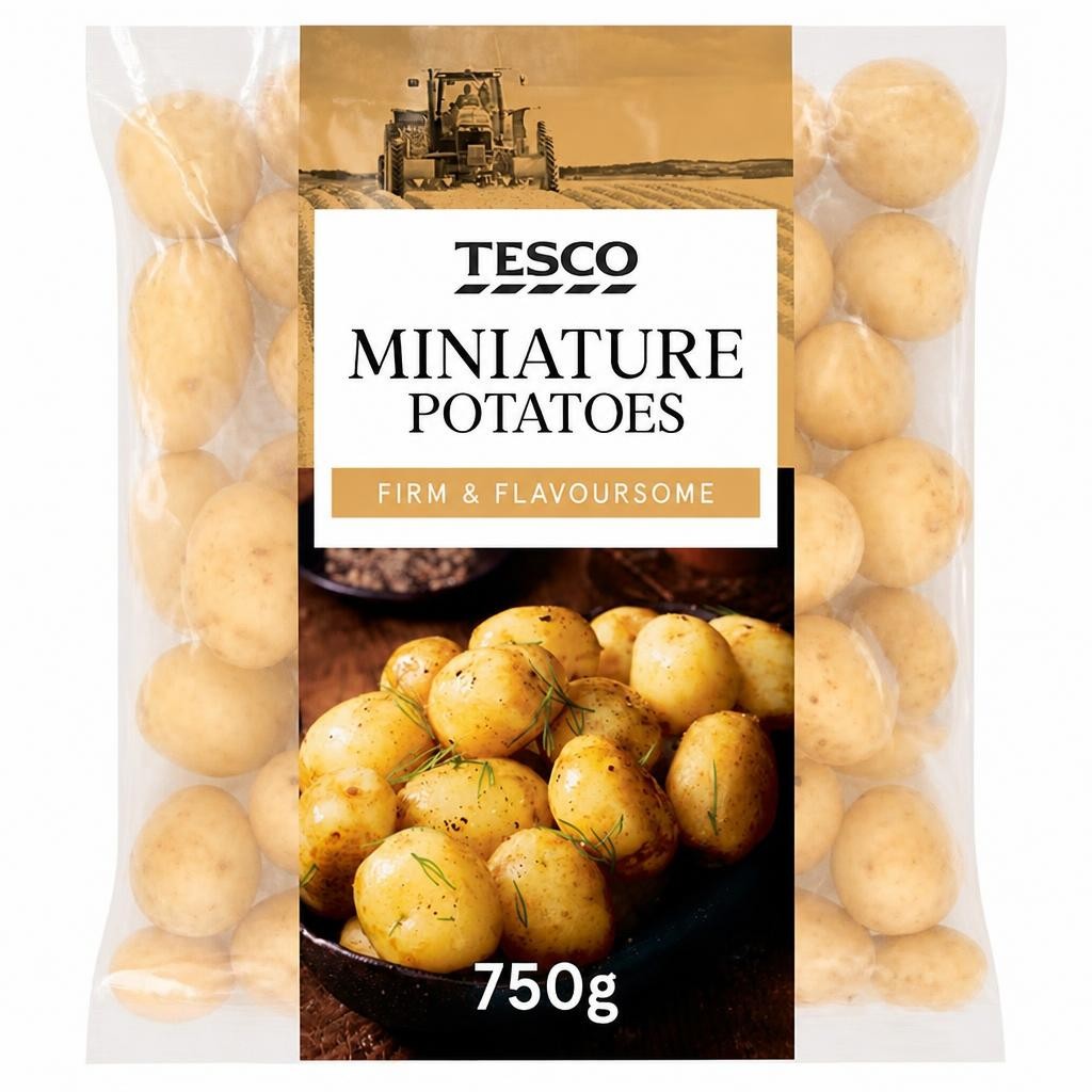 Tesco Miniature Potatoes 750G