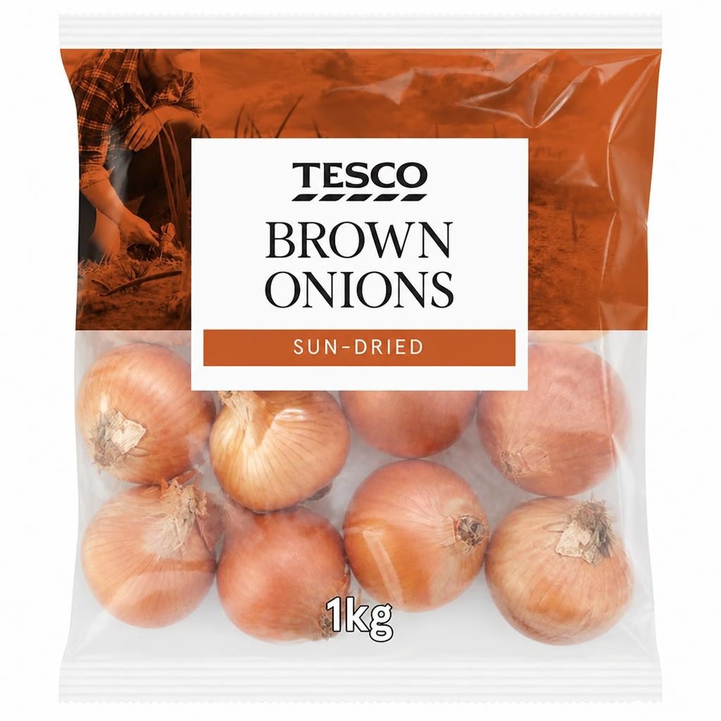 Tesco Brown Onions 1Kg