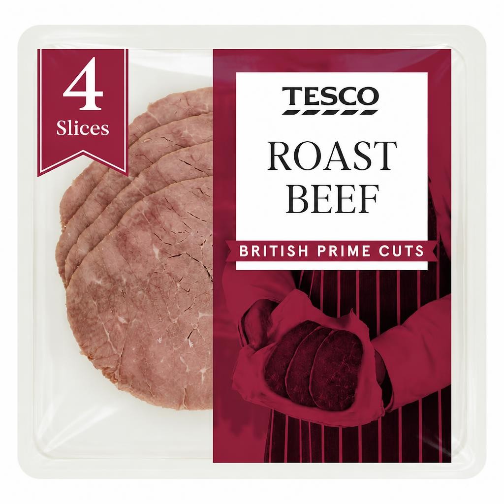 Tesco British Roast Beef Slices 90g