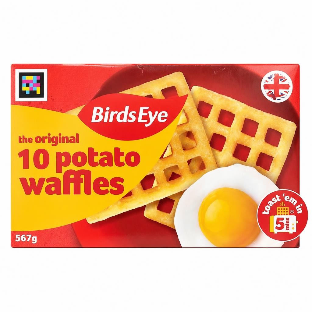 Birds Eye 10 Potato Waffles 567G