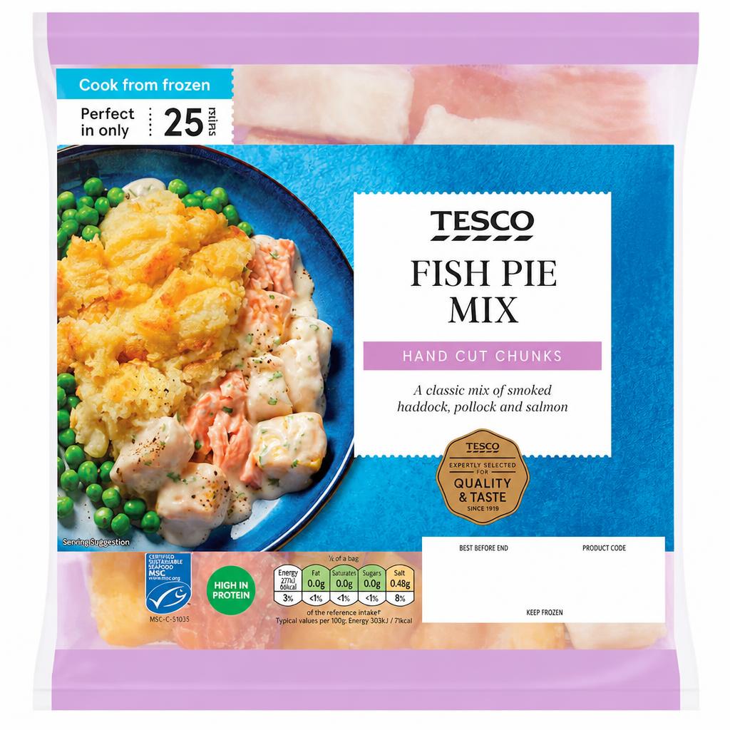 Tesco Fish Pie Mix 400G