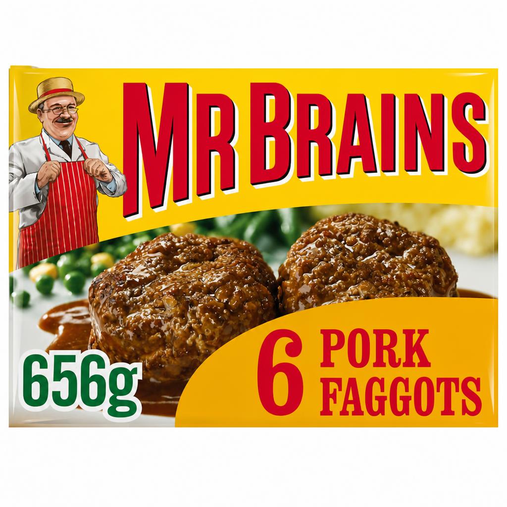 Mr. Brain's 6 Pork Faggots 656G