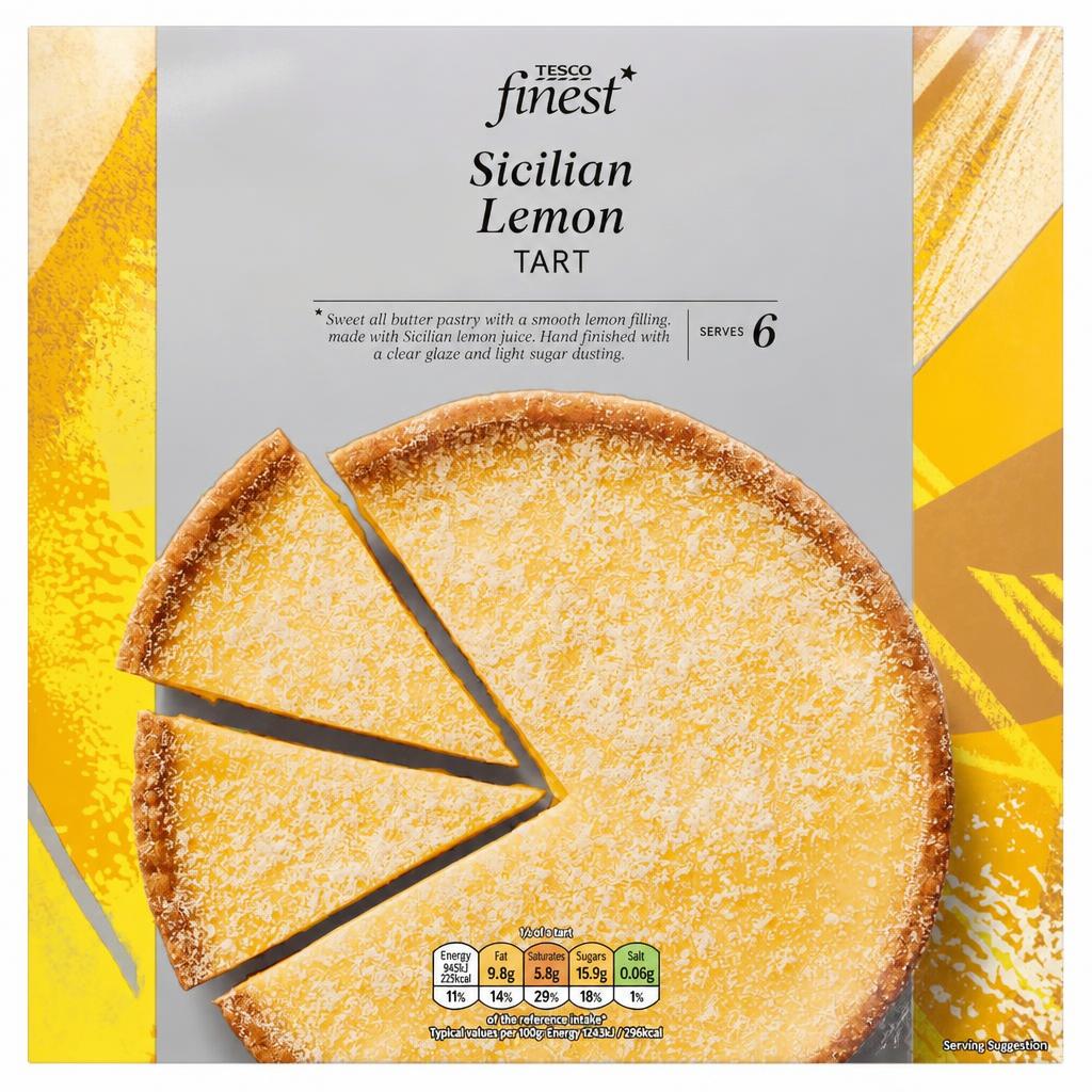 Tesco Finest Sicilian Lemon Tart 458G