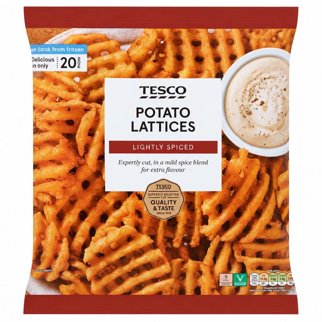 Tesco Waffle Fries 550g