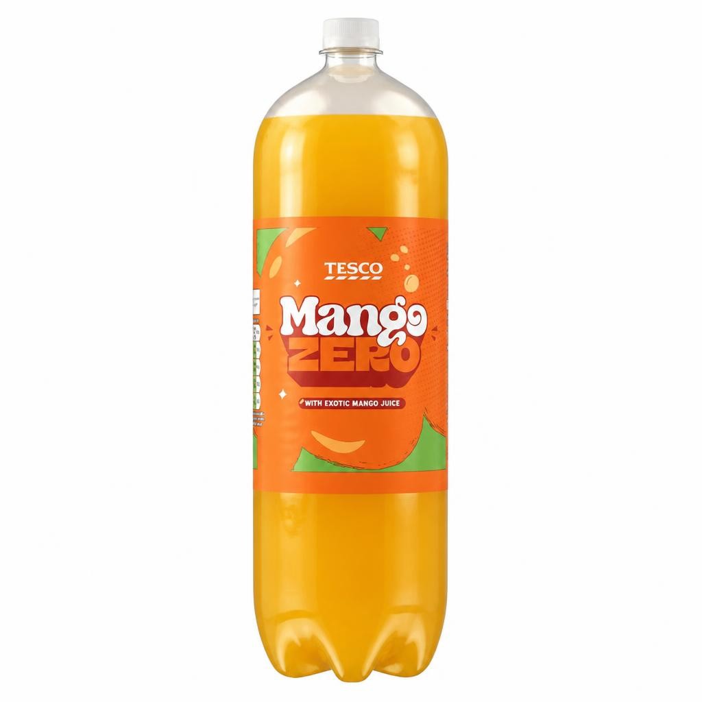 Tesco Mango Zero 2 Litre