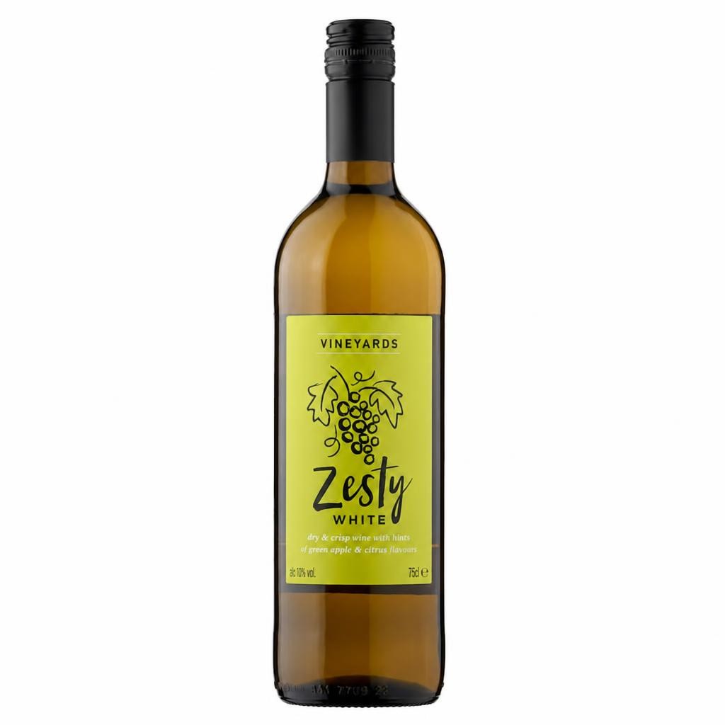 Vineyards Zesty White Wine 75Cl