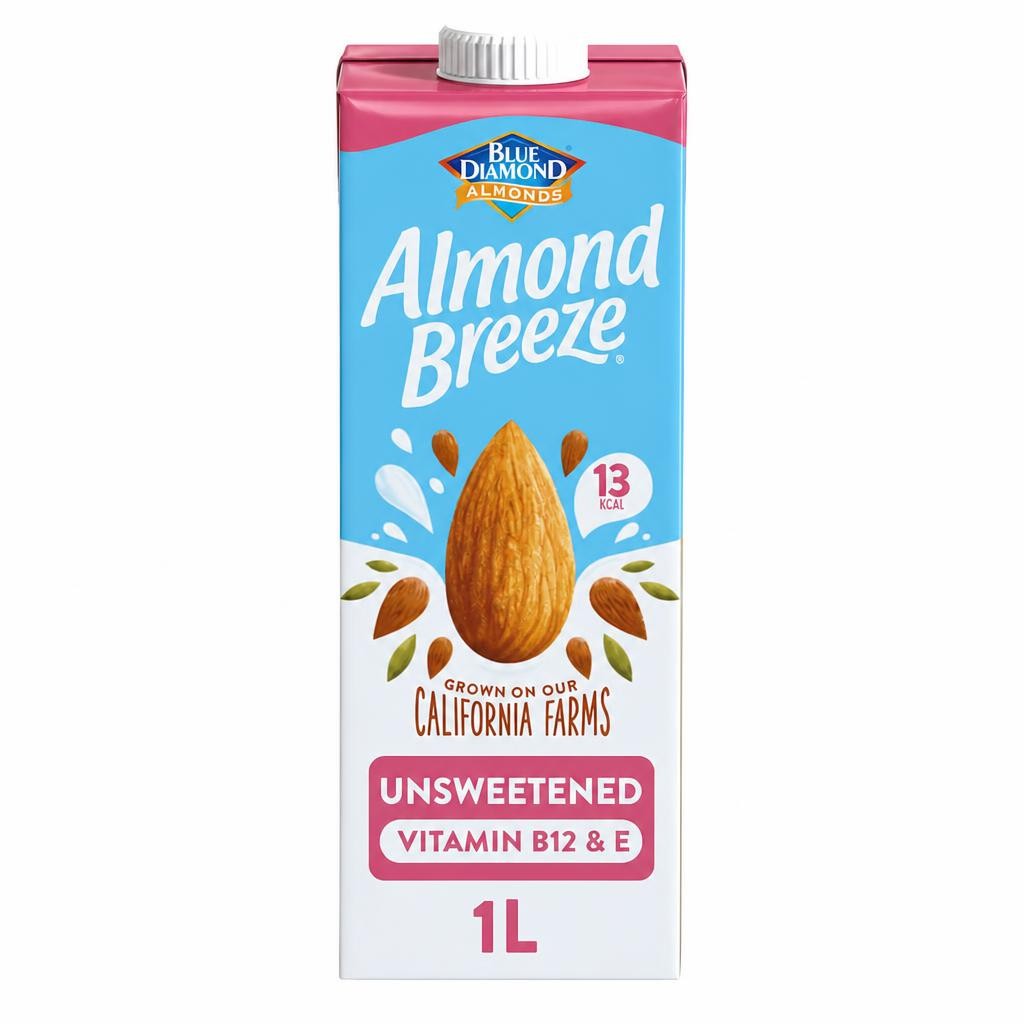 Almond Breeze Unsweetened Longlife Drink Alternative 1 Litre