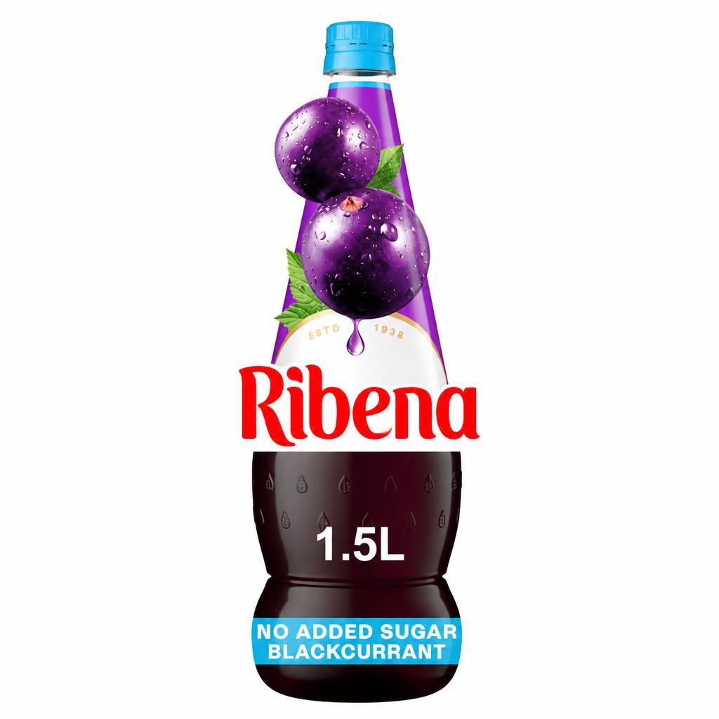 Ribena Blackcurrant Squash No Added Sugar 1.5L