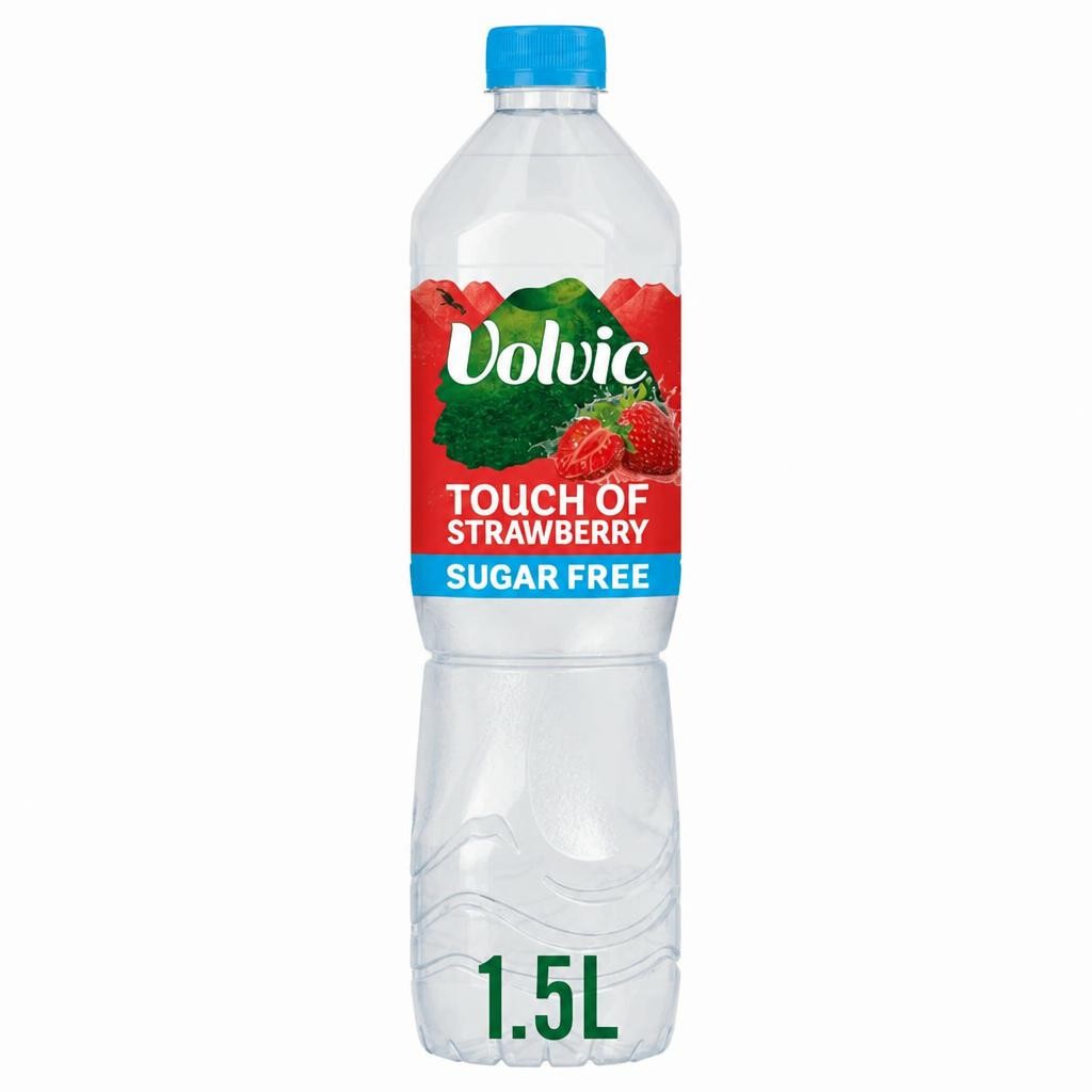 Volvic Touch of Fruit Strawberry Sugar Free Still Flavoured Water 1.5L