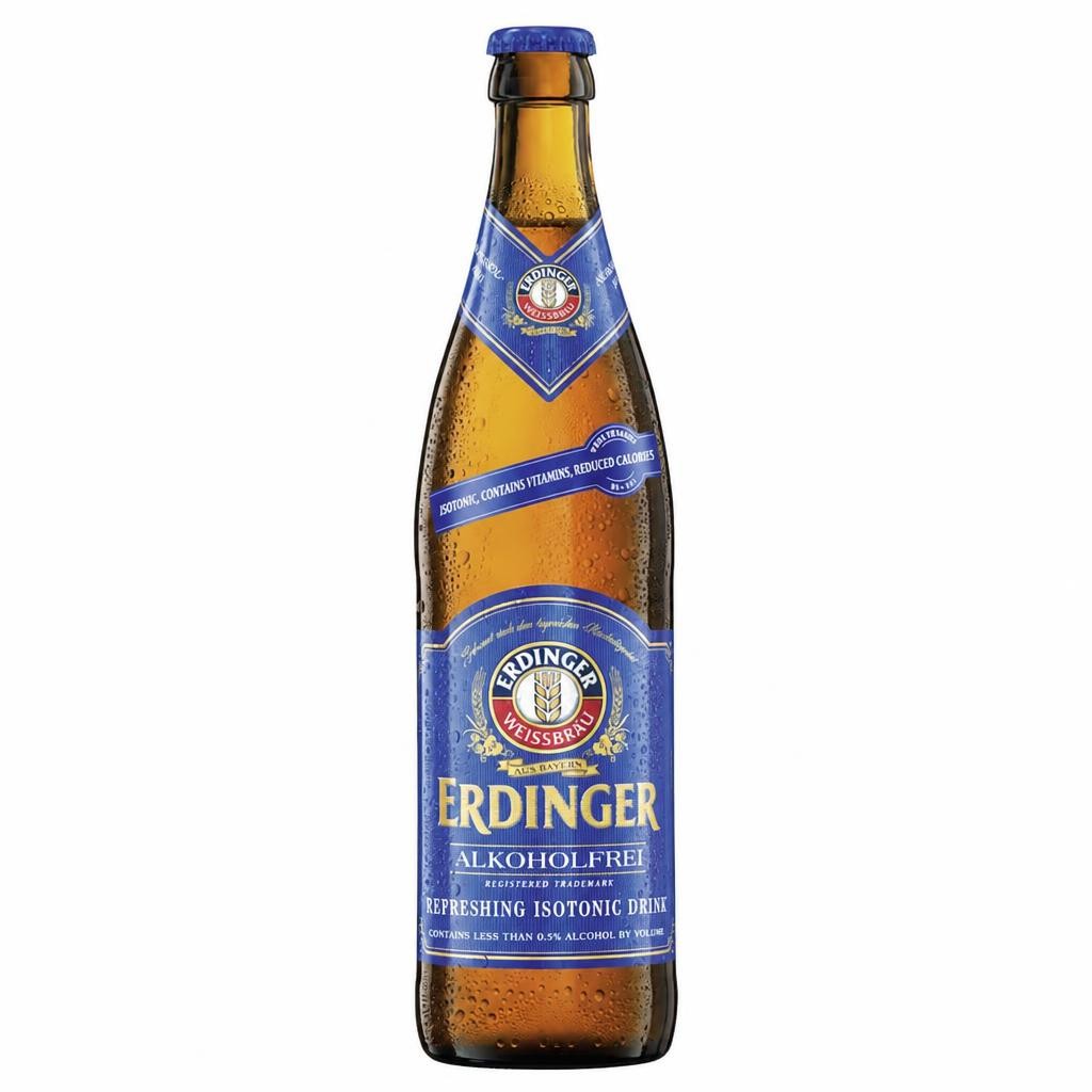 Erdinger Alkoholfrei Alcohol Free Wheat Beer Bottle 500ml