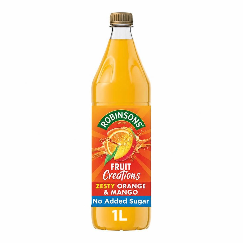 Robinsons Fruit Creations Orange & Mango Squash 1L