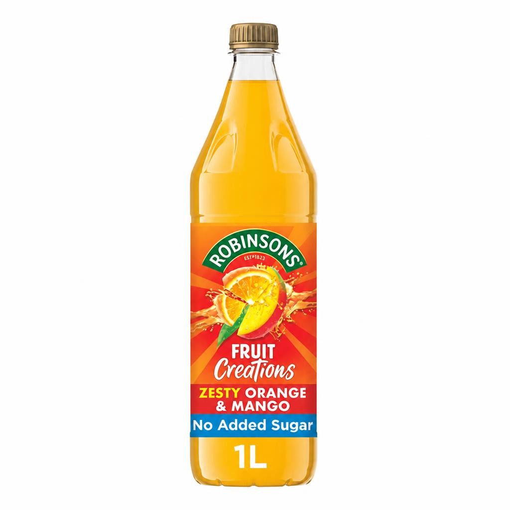Robinsons Fruit Creations Orange & Mango Squash 1L