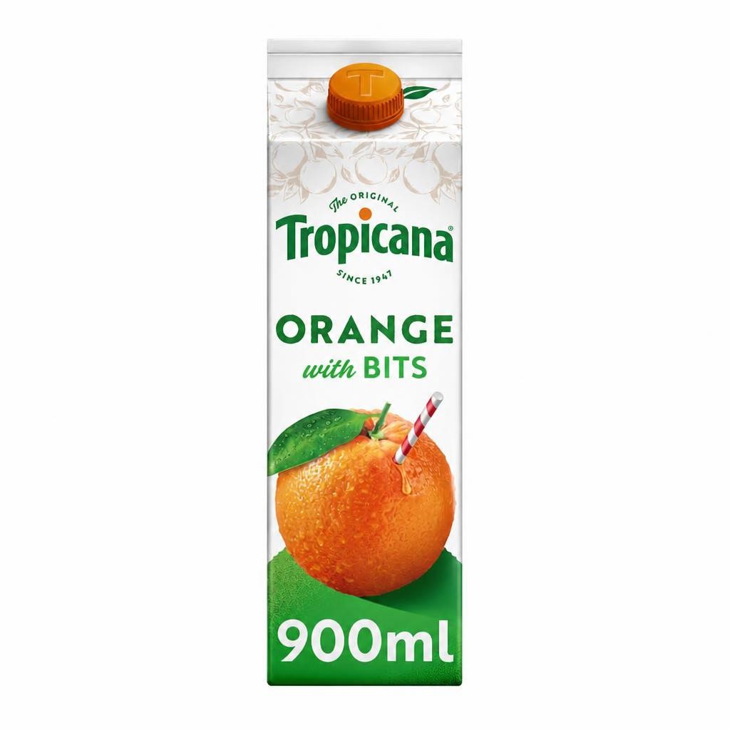 Tropicana Original Orange With Juicy Bits 900Ml