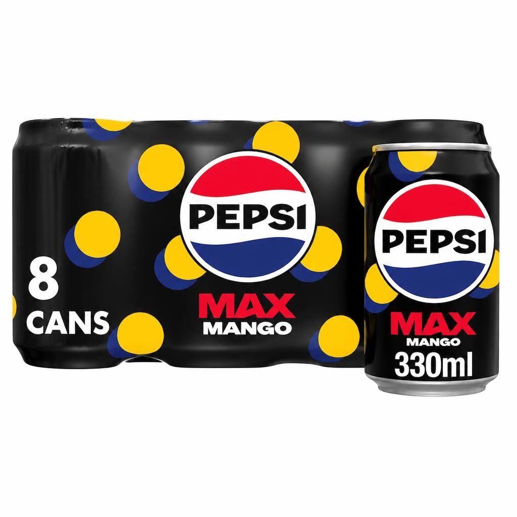 Pepsi Max Mango 8 x 330ml