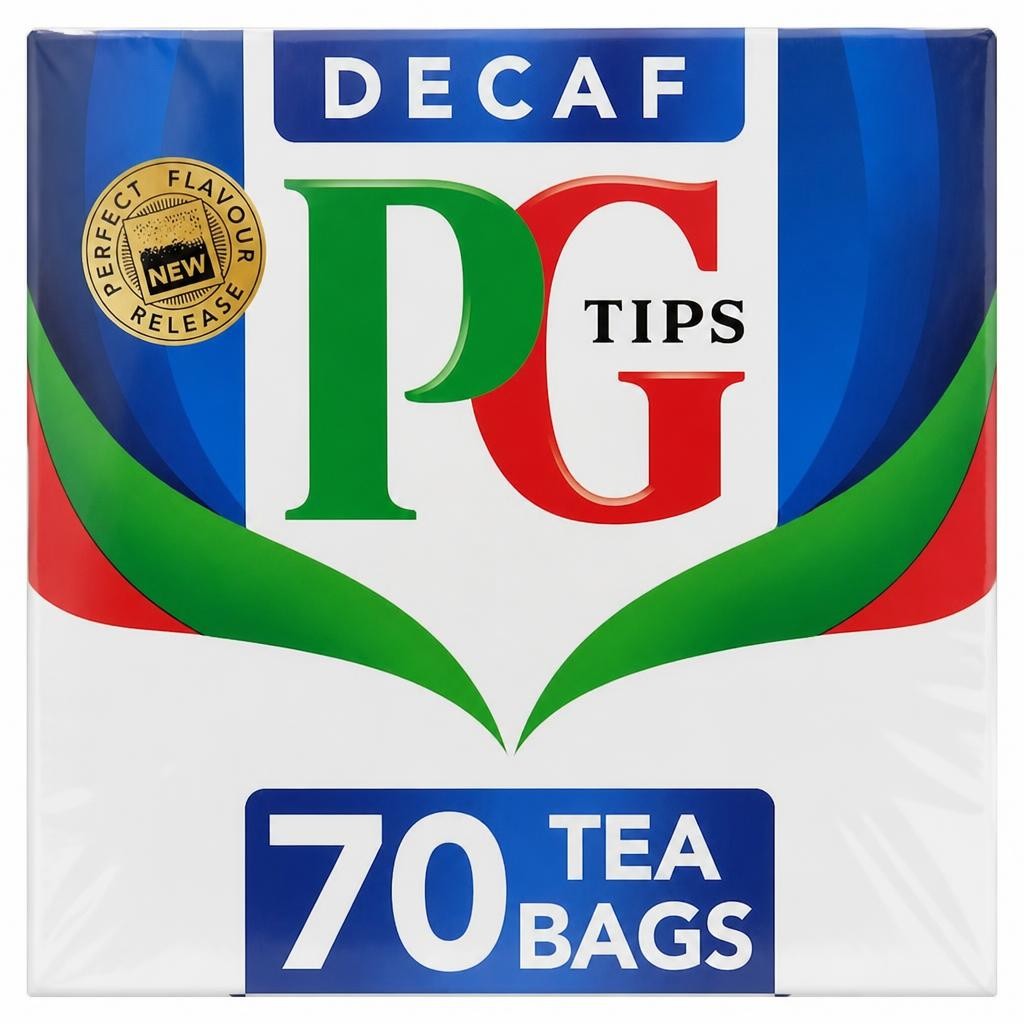 PG Tips Decaf Black Tea 70 Tea Bags 203g