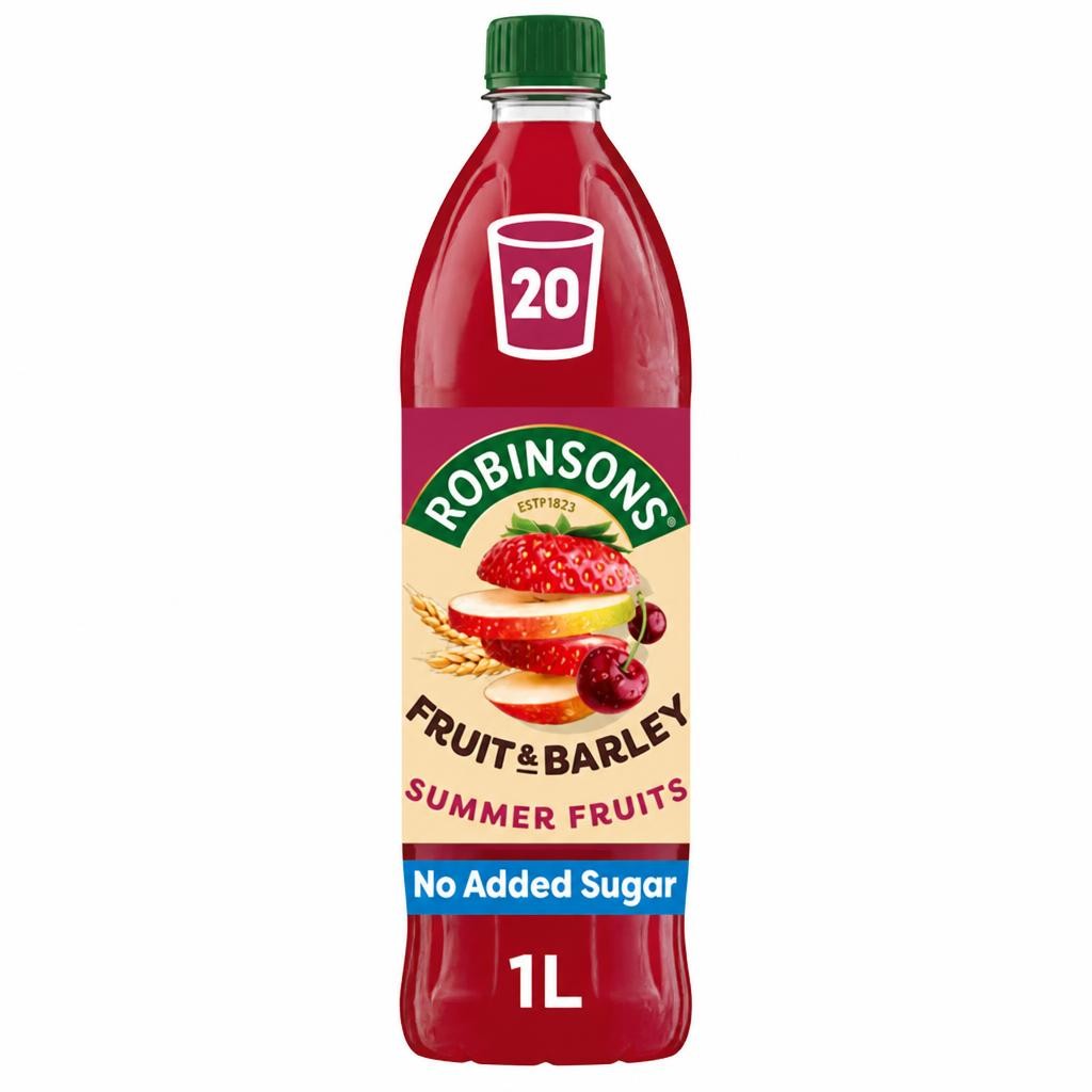 Robinsons Fruit & Barley with Vitamins Summer Fruits Squash 1L