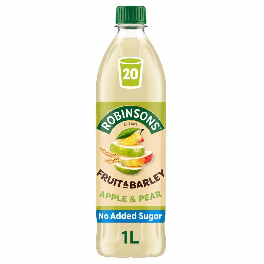 Robinsons Fruit & Barley with Vitamins Apple & Pear Squash 1L