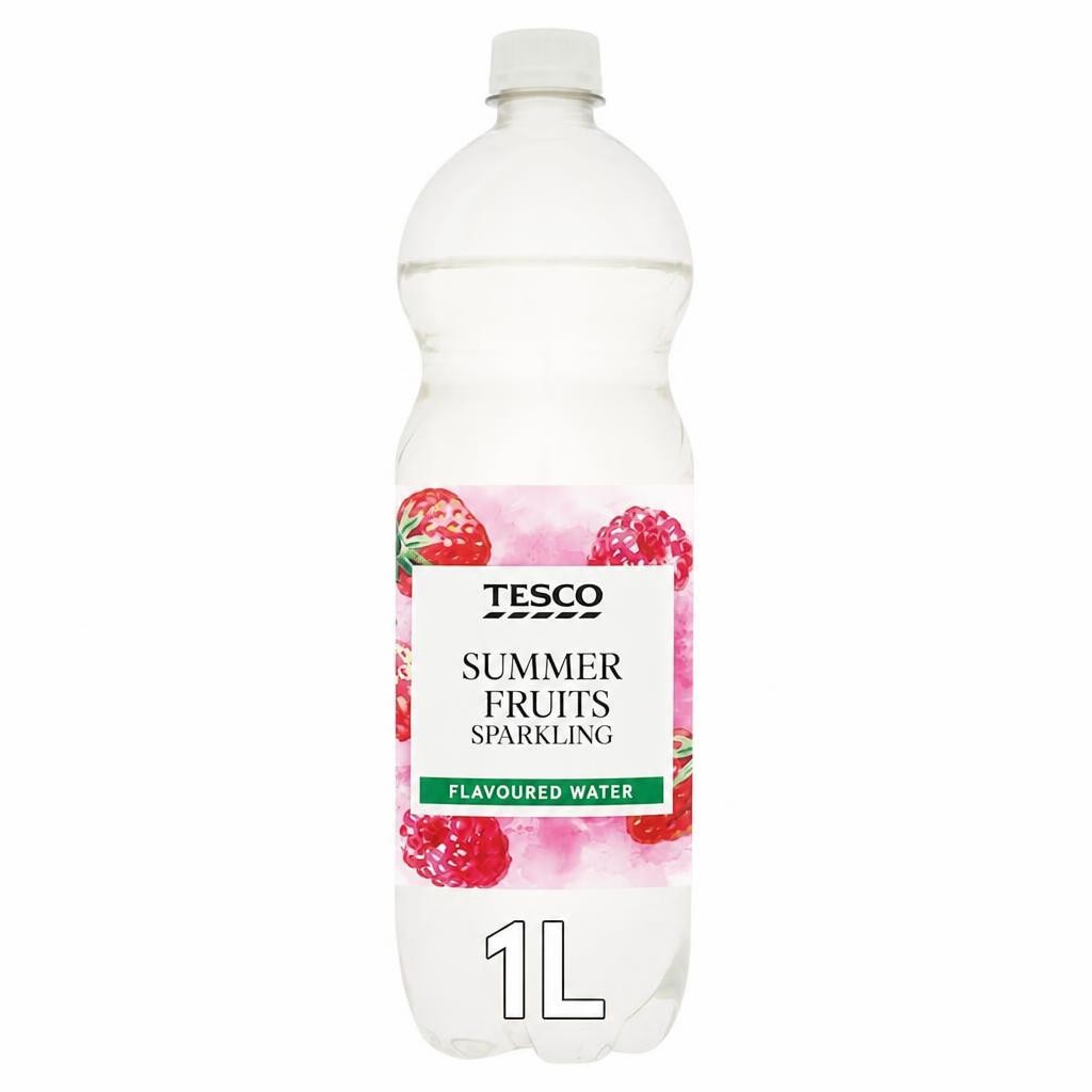 Tesco Summer Fruits Sparkling Flavoured Water 1 Litre