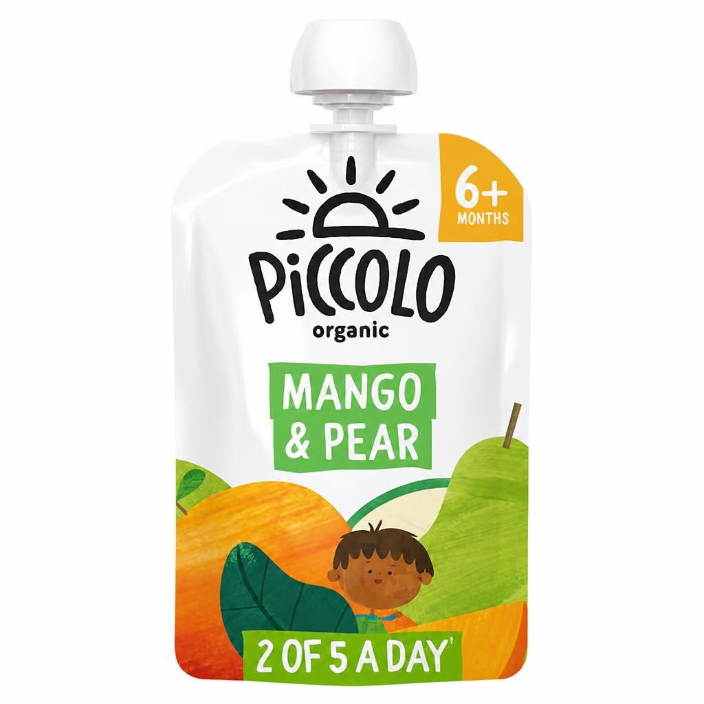 Piccolo Organic Mango & Pear 100g