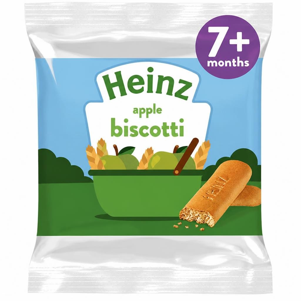 Heinz Apple Biscotti Baby Food Snacks 60g