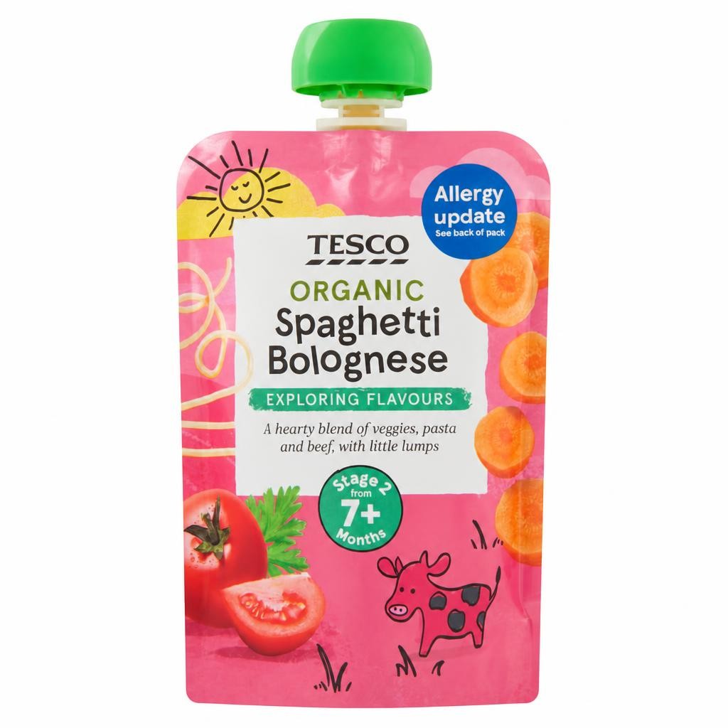 Tesco Spaghetti Bolognese Pouch 130G