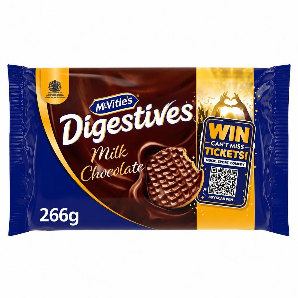McVitie's Digestives Milk Chocolate Biscuits Twin Pack 2 x 266g