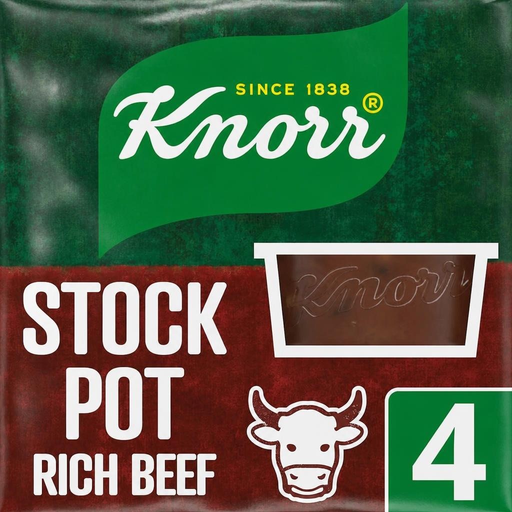 Knorr Rich Beef Stock Pot 4 x 28g