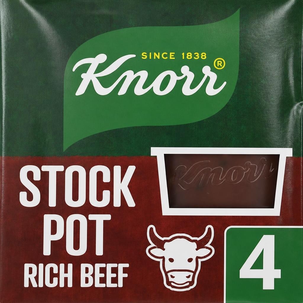 Knorr Rich Beef Stock Pot 4 x 28g
