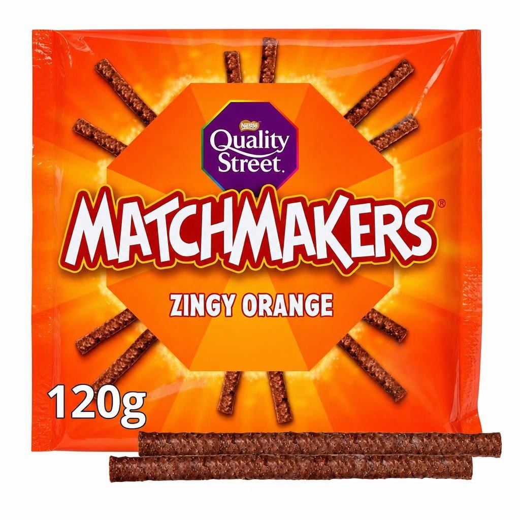 Quality Street Matchmakers Zingy Orange Chocolate Box 120g