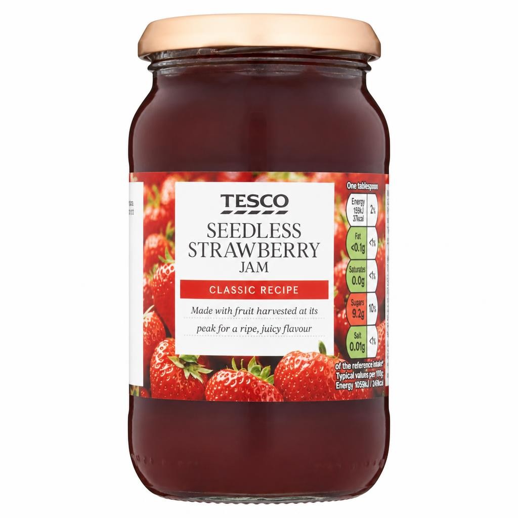 Tesco Seedless Strawberry Jam 454g