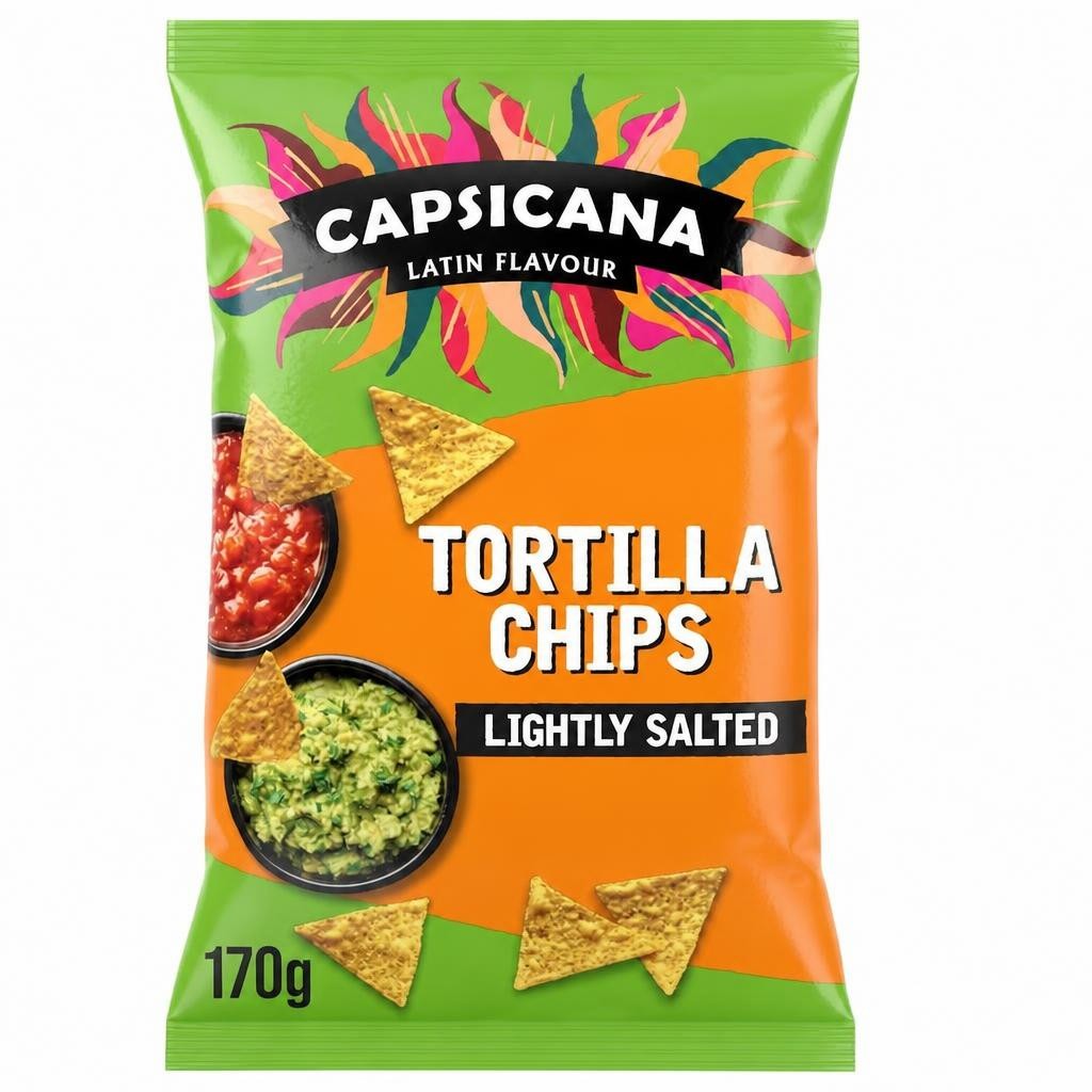 Capsicana Mexican Tortilla Chips Lightly Salted 170g