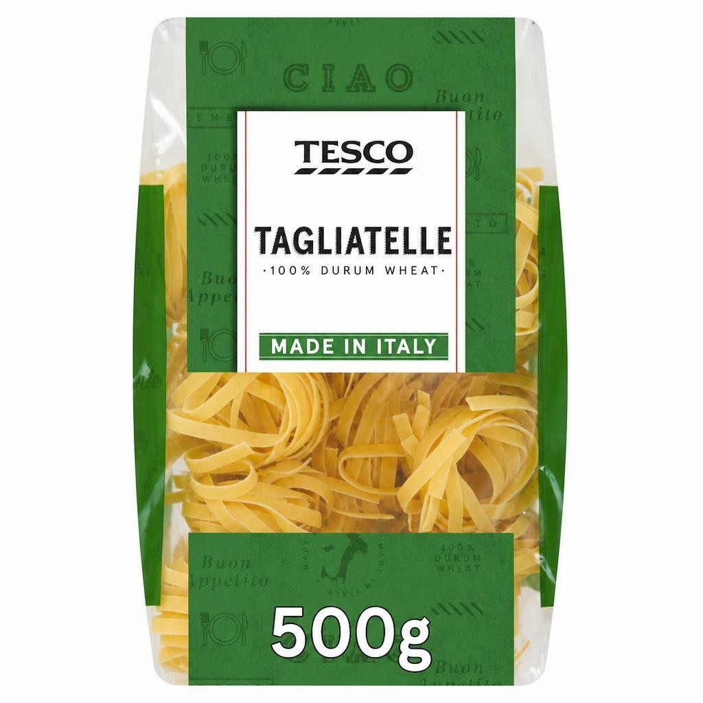 Tesco Tagliatelle Pasta 500G