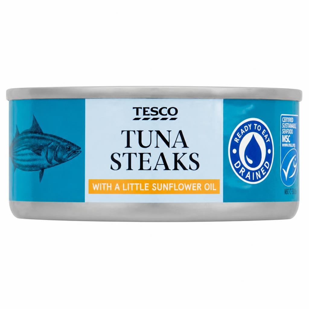 Tesco Tuna Steaks with a Little Sunflower Oil 110g