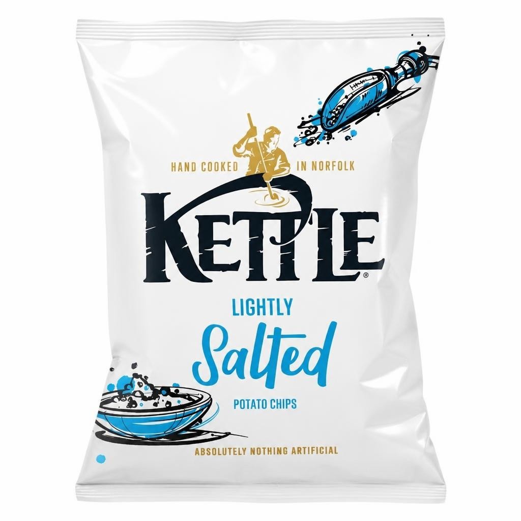 Kettle Lightly Salted Potato Chips 130G