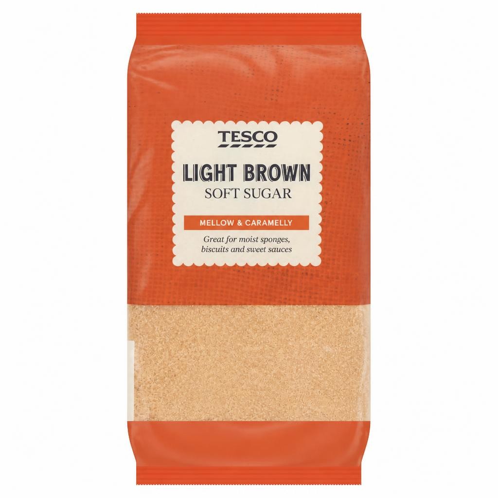 Tesco Light Brown Soft Sugar 500g