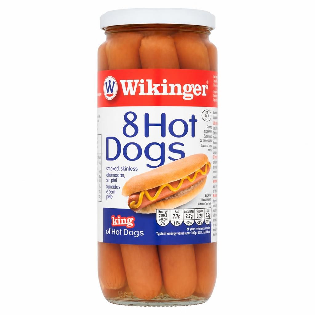 Wikinger 8 Hot Dogs 550G