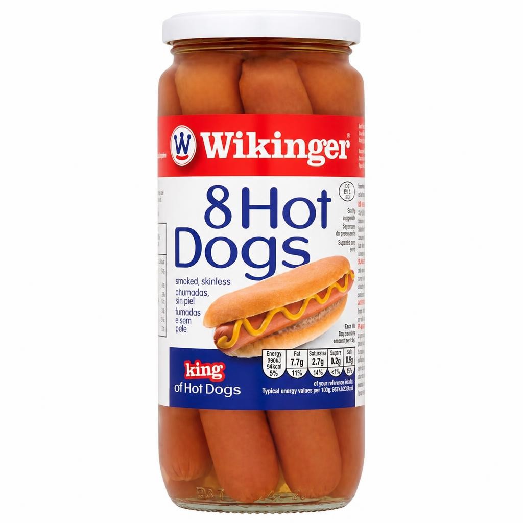 Wikinger 8 Hot Dogs 550G