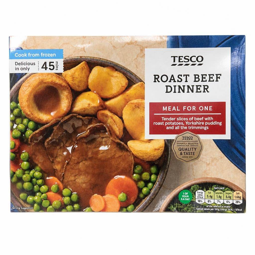 Tesco Roast Beef Dinner 400G