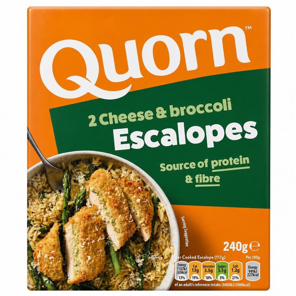 Quorn Cheese & Broccoli Escalopes 2 Pack 240g