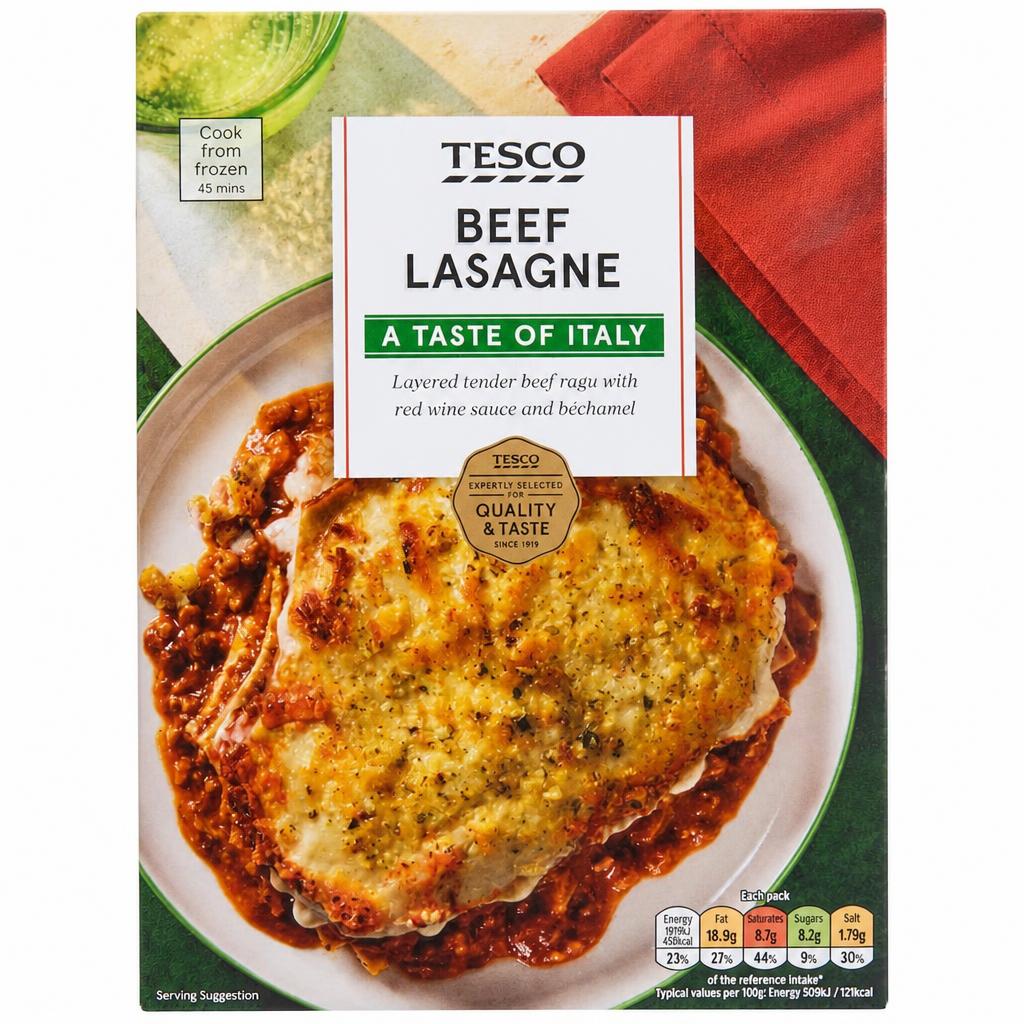 Tesco Beef Lasagne 400G