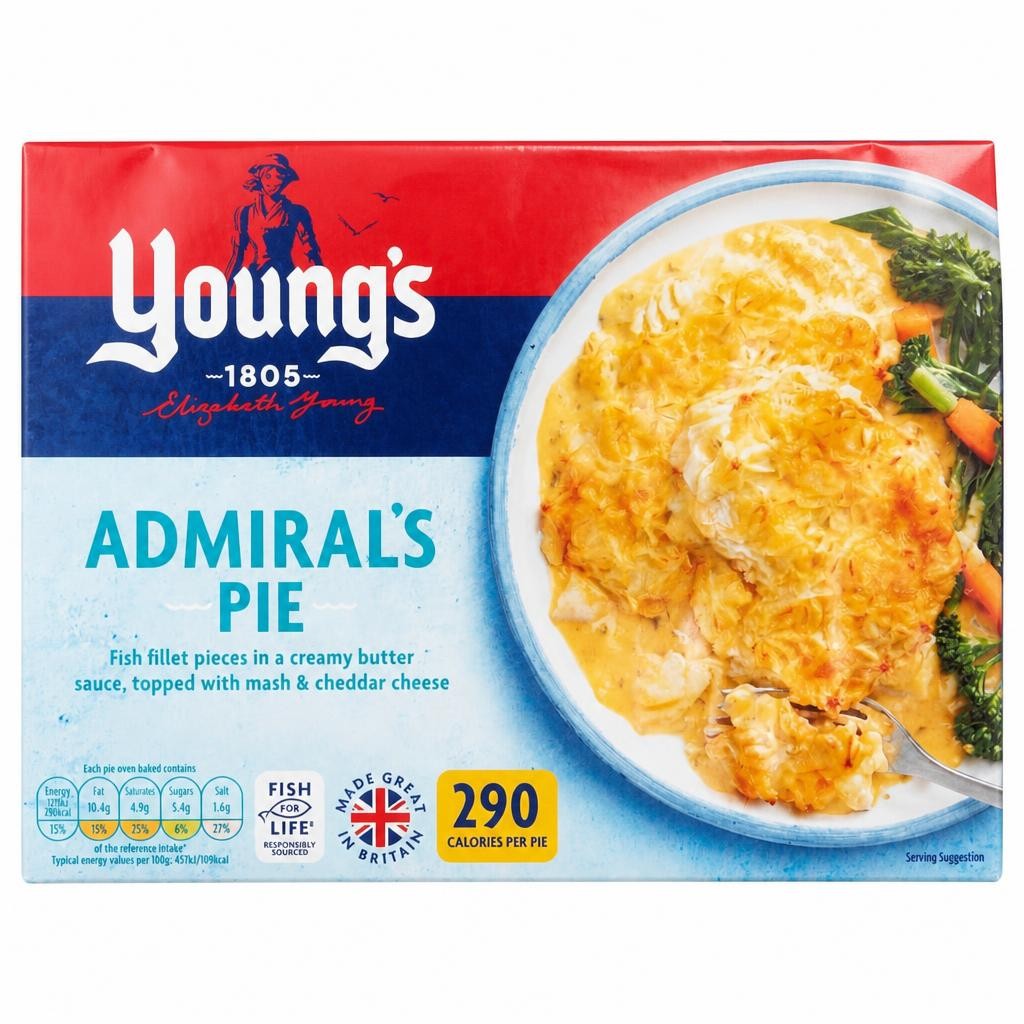 Youngs Admirals Pie 300G