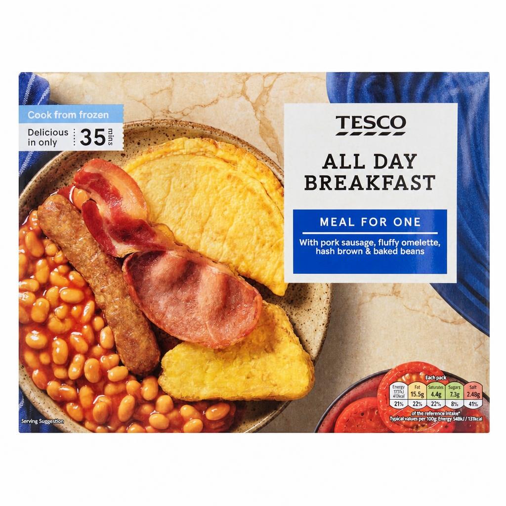 Tesco All Day Breakfast 350G